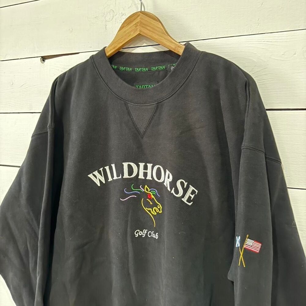 Vintage y2k Wildhorse Golf Crewneck